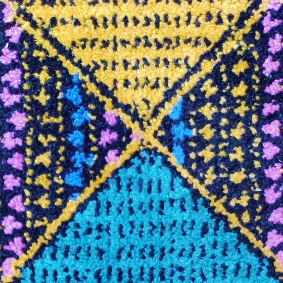 Image 1 of 1980S Gorgeous Geometric Italian Woolen Rug By Missoni For T&J Vestor