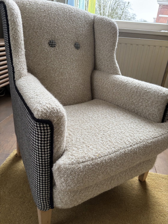 Image 1 of Fauteuil à oreilles pour enfants fait à la main