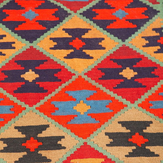 Image 1 of Tapis vintage Kelim à double face