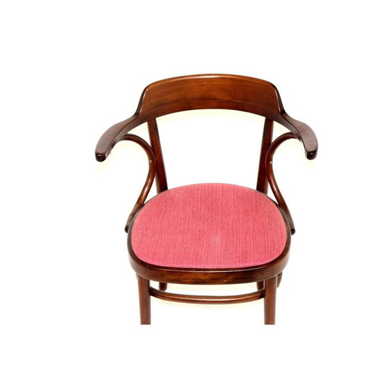 Image 1 of Chaise de bistrot vintage en bois de hêtre, Suède 1970