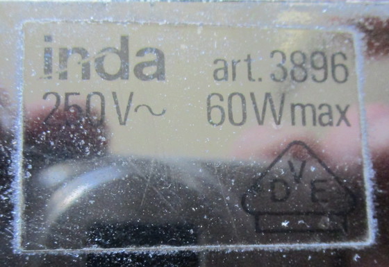 Image 1 of Ensemble de 2 appliques murales originales Abat-jour en verre clouté original