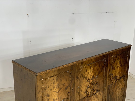 Image 1 of Armoire à linge antique armoire highboard vers 1900