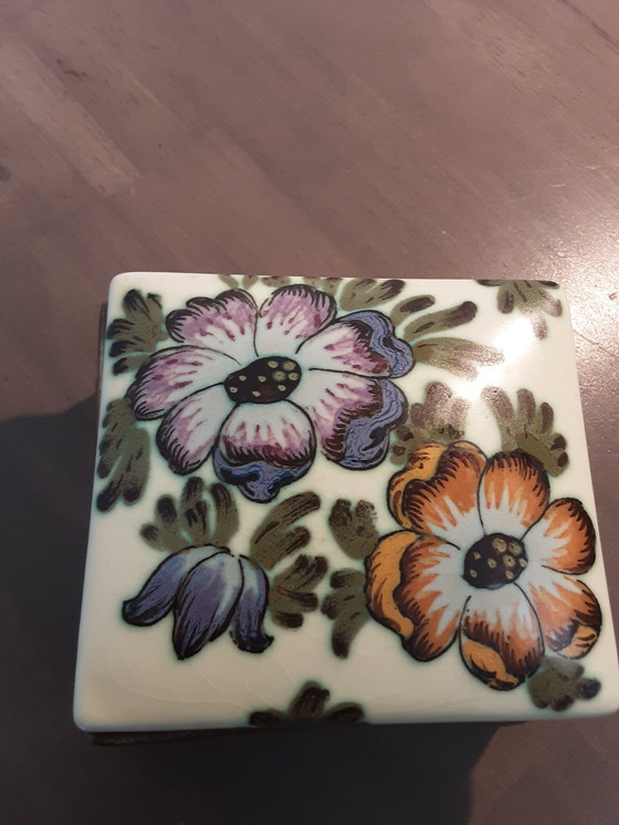 Image 1 of Boîte à bijoux vintage Royac Gouda