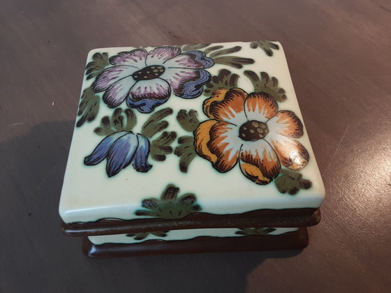 Image 1 of Boîte à bijoux vintage Royac Gouda