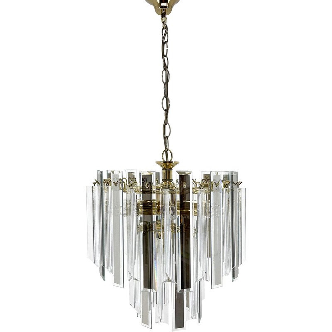 Lustre vintage en laiton et verre, Autriche 1970 | €1,800 | Whoppah