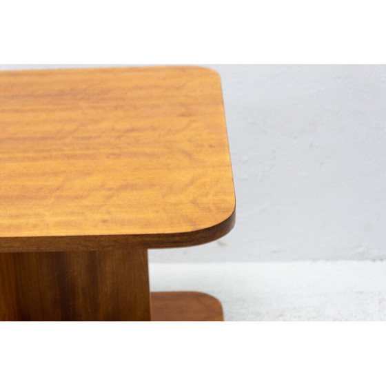 Image 1 of Table basse de bureau vintage sur roulettes, Tchécoslovaquie 1970