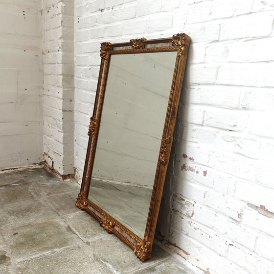 Image 1 of Miroir Deknudt vintage plaqué or