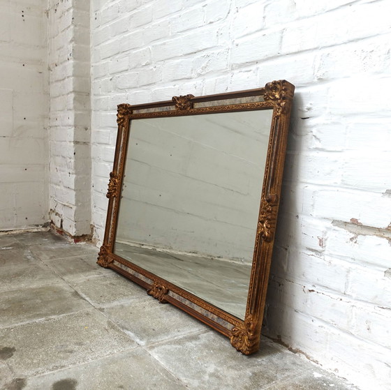 Image 1 of Miroir Deknudt vintage plaqué or