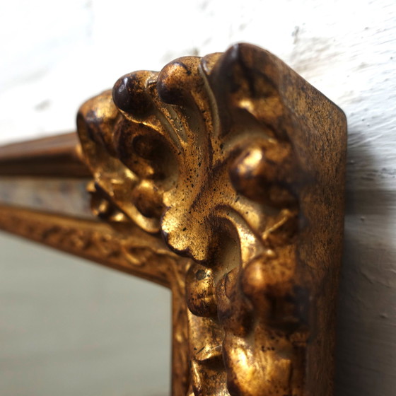 Image 1 of Miroir Deknudt vintage plaqué or