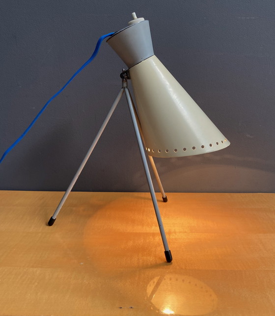 Image 1 of Josef Hurka Lampe de table sur trépied 1960S Pour Napako Modèle 1618