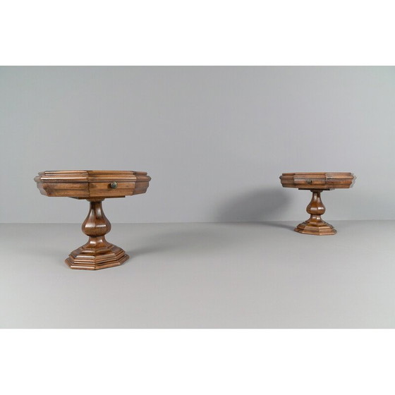 Image 1 of Paire de tables de chevet octogonales, 1960