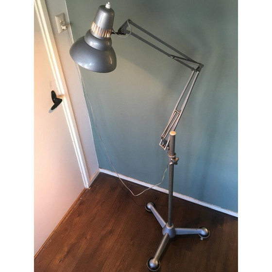 Image 1 of Lampadaire angulaire à roulettes vintage par Asea, 1950