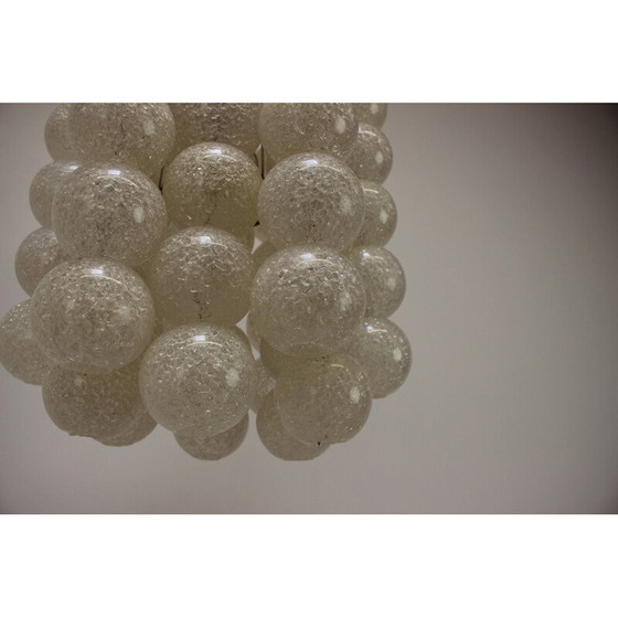 Image 1 of Lampe suspendue vintage "Bubble" en métal et plastique par Josef Hurka pour Napako, Tchécoslovaquie 1970