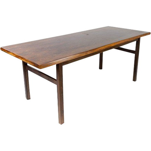 Table basse vintage en bois de rose, Danemark 1960