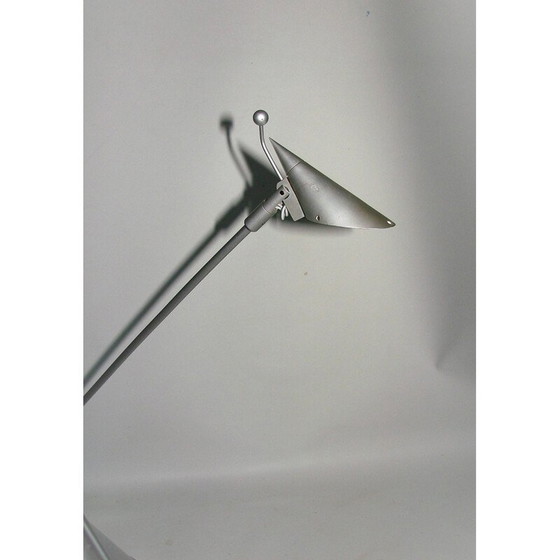 Image 1 of Lampe de bureau suspendue vintage en métal et aluminium, 1980