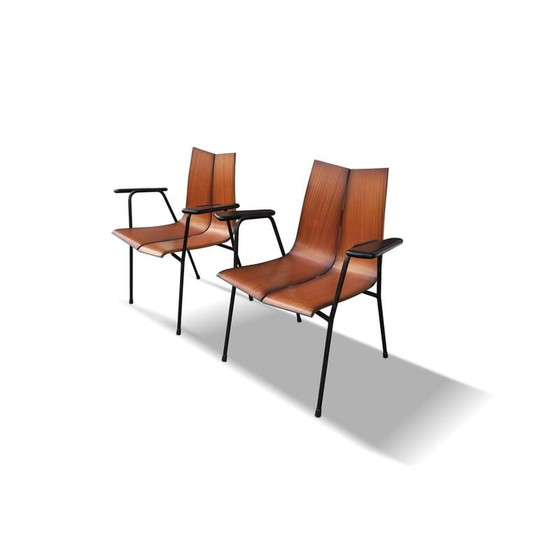 Image 1 of Paire de fauteuils vintage "Ga" de Hans Bellmann, Suisse 1950