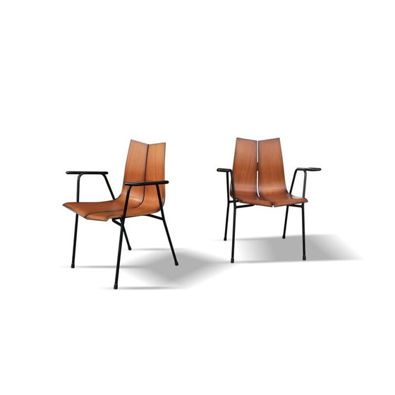 Image 1 of Paire de fauteuils vintage "Ga" de Hans Bellmann, Suisse 1950