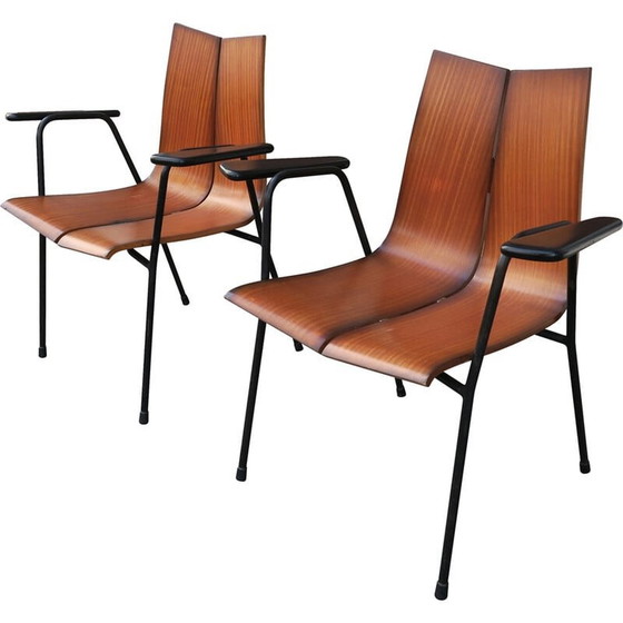 Image 1 of Paire de fauteuils vintage "Ga" de Hans Bellmann, Suisse 1950