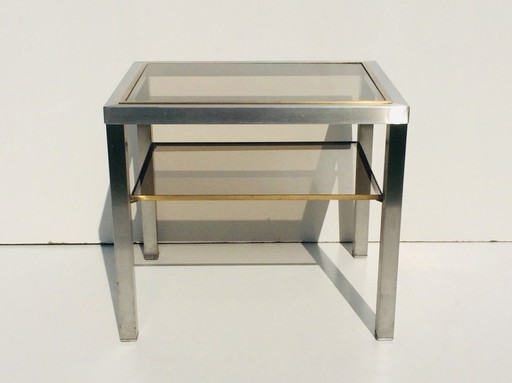Table d'appoint vintage * Hollywood Regency * Table d'appoint 70S