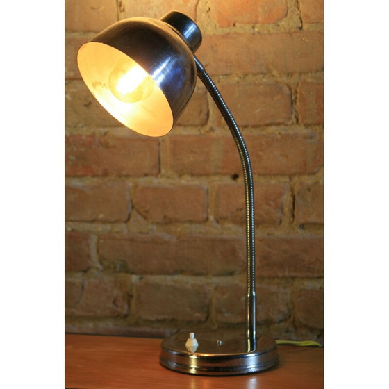 Image 1 of Lampe polonaise vintage en chrome