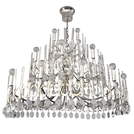 Image 1 of Lustre vintage de Gaetano Sciolari, 1970