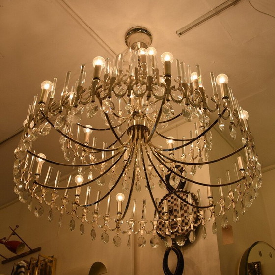 Image 1 of Lustre vintage de Gaetano Sciolari, 1970