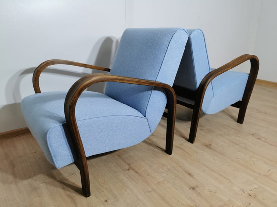 Image 1 of Fauteuils par Kozelka & Kropacek, ensemble de 2