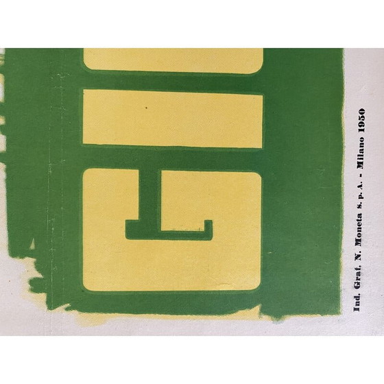 Image 1 of Affiche publicitaire vintage de Giovanola, Italie, années 1960