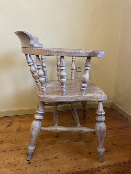 Chaise de bureau robuste Countryhouse English Victorian Windsor