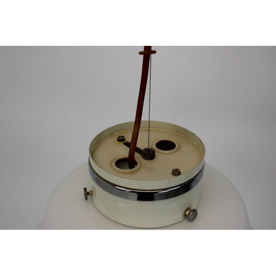 Image 1 of Lampe suspendue vintage en verre par Napako, Tchécoslovaquie 1960