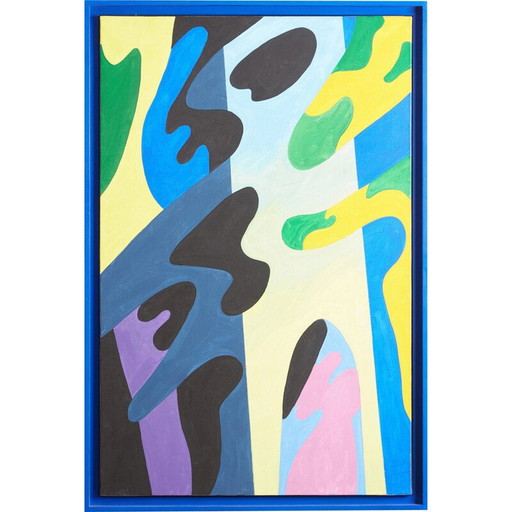 Peinture ancienne de Guy de Rougemont, France 2006