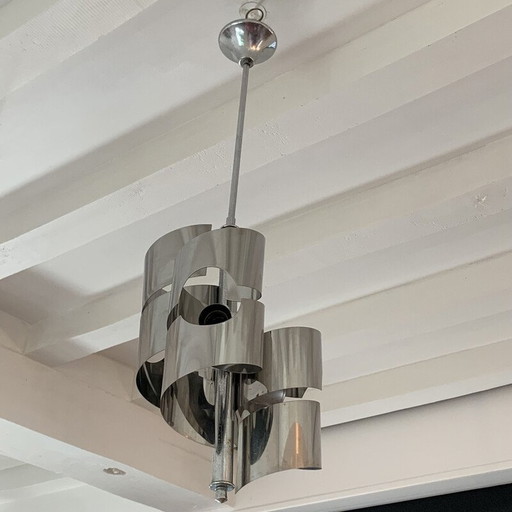 Lampe suspendue vintage à 3 lumières, 1970