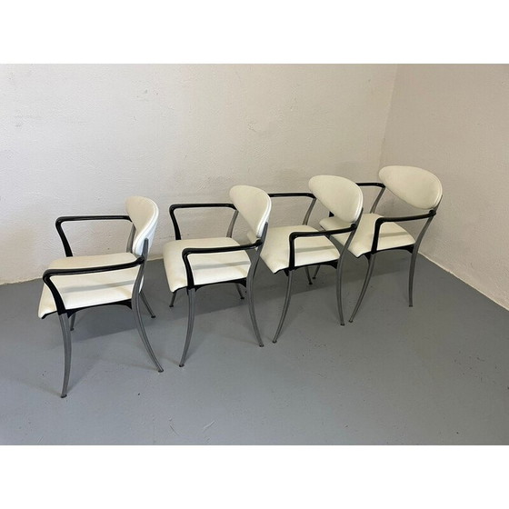 Image 1 of Ensemble de 4 chaises Coro vintage par Luigi Origlia, Italie 1980
