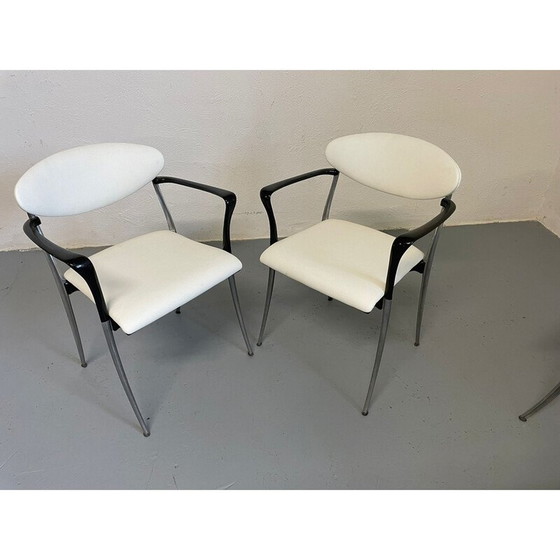 Image 1 of Ensemble de 4 chaises Coro vintage par Luigi Origlia, Italie 1980