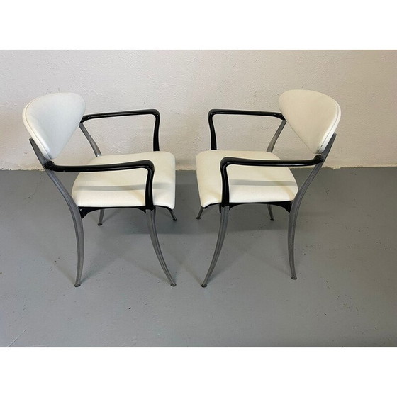 Image 1 of Ensemble de 4 chaises Coro vintage par Luigi Origlia, Italie 1980