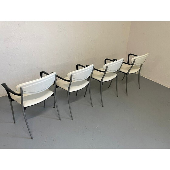 Image 1 of Ensemble de 4 chaises Coro vintage par Luigi Origlia, Italie 1980