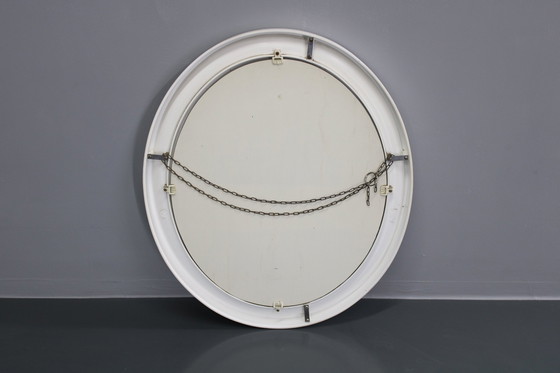 Image 1 of Miroir ovale en plastique italien 1970S