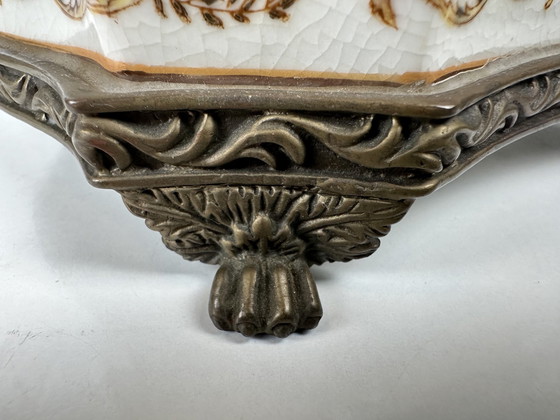 Image 1 of Jarre à couvercle Art Déco - Porcelaine