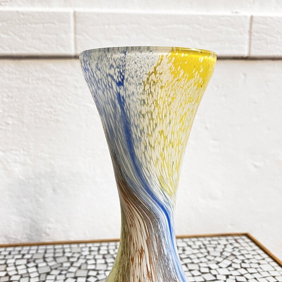 Image 1 of Vase en verre vintage pour Josh Kristall Mundgeblasen, Allemagne 1970