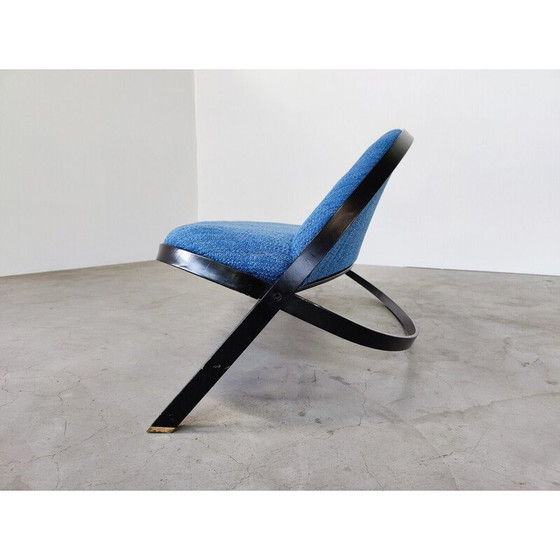 Image 1 of Canapé italien vintage bleu "Saturno" par Gastone Rinaldi pour Rima, 1957