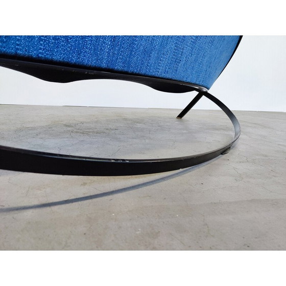Image 1 of Canapé italien vintage bleu "Saturno" par Gastone Rinaldi pour Rima, 1957