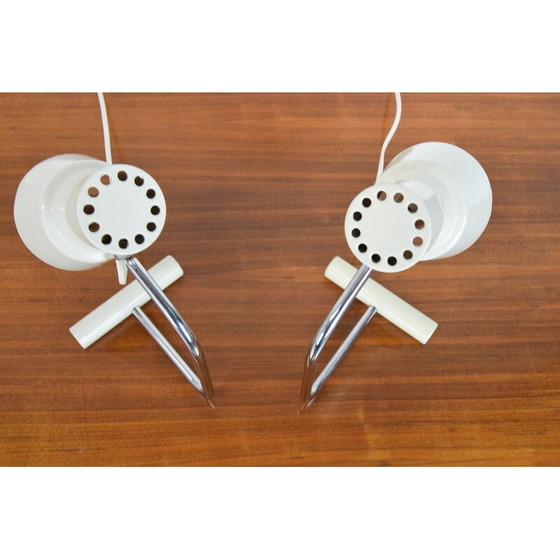 Image 1 of Paire de lampes de table vintage par Josef Hurka pour Napako, Tchécoslovaquie 1970