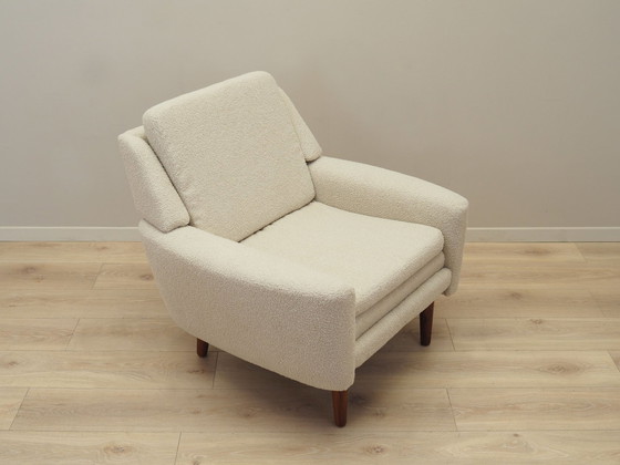 Image 1 of Fauteuil crème, Design danois, 1970S, Production : Danemark