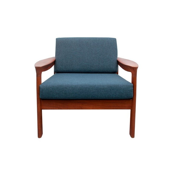 Image 1 of Fauteuil vintage teka par Arne Wahl Iversen pour Komfort, Danemark années 1960