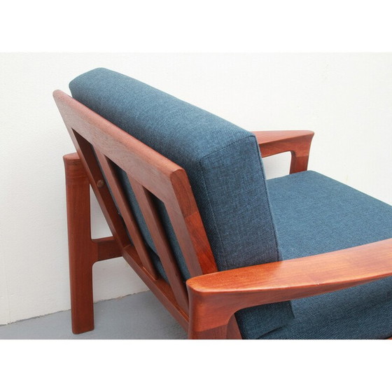 Image 1 of Fauteuil vintage teka par Arne Wahl Iversen pour Komfort, Danemark années 1960