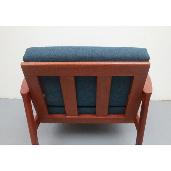 Image 1 of Fauteuil vintage teka par Arne Wahl Iversen pour Komfort, Danemark années 1960