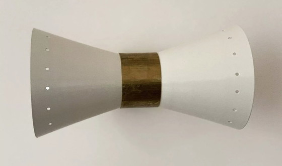 Image 1 of Paire applique diabolo Blanc ivoire