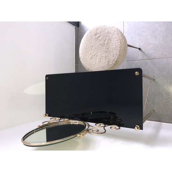 Image 1 of Coiffeuse vintage avec son tabouret postiche