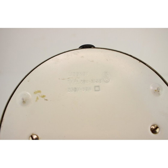 Image 1 of Lampe de table vintage en verre et métal pour Lidokov, Tchécoslovaquie 1960