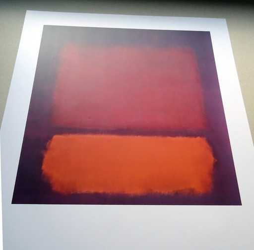 Mark Rothko - Sans titre 1962 - Lithographie offset - Achenbach Art Edition 1988